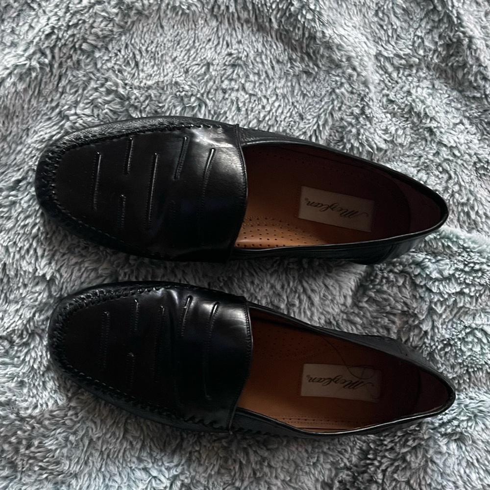 Black mens loafer